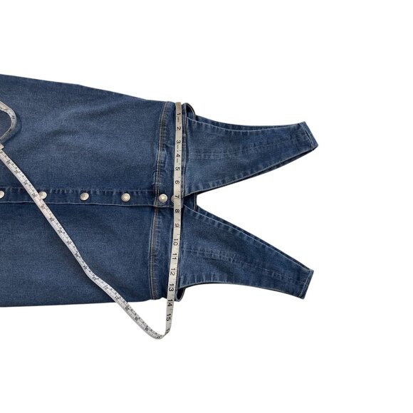 Levis Girls 12 Women XS Button-Front Denim Overall Dress - Picture 9 of 10